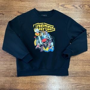 Nike Men's Air Jordan Sport DNA Crew Sweatshirt DC9615-010 BLACK Size Large